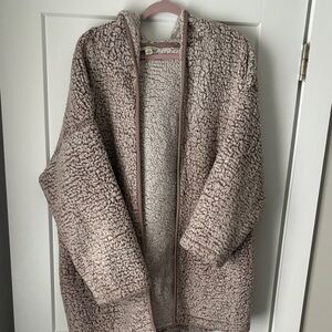 American Eagle Sherpa Fuzzy Hooded Jacket